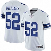 Nike Men & Women & Youth Cowboys 52 Connor Williams White NFL Vapor Untouchable Limited Jersey,baseball caps,new era cap wholesale,wholesale hats
